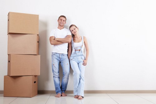 Furniture pick-up team handling bulky household items in Southwark