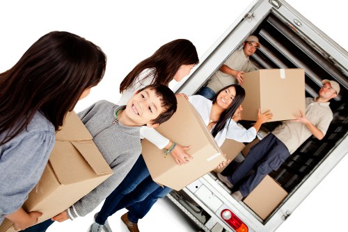A local removals team preparing for a house move in Southwark