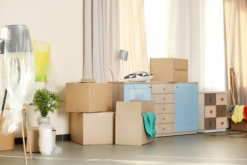 Moving van supporting a Southwark home move