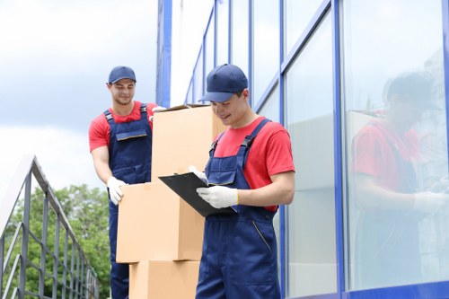 Local moving service with a removal van in Southwark