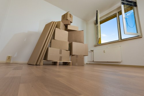 Furniture collection service for a Southwark home with bulky items ready for removal
