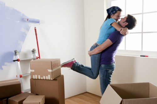 House removal preparation in a Southwark apartment
