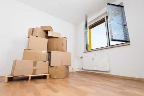 Careful wrapping and boxing of fragile belongings