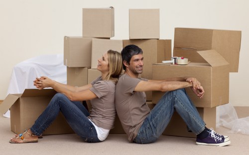 Man and van removal service helping a customer move in Southwark