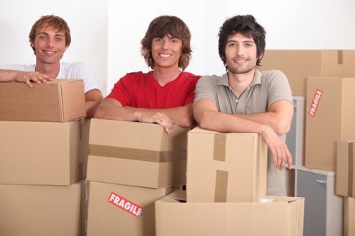 Moving large furniture safely through a Southwark property