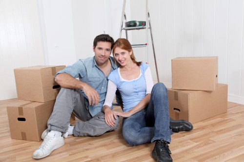 Residential relocation with a removal van in Southwark