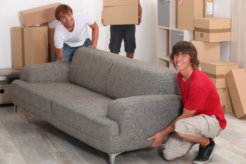 Careful packing materials used for flat removals in Southwark