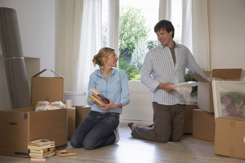 Movers handling stairs and access challenges in Southwark