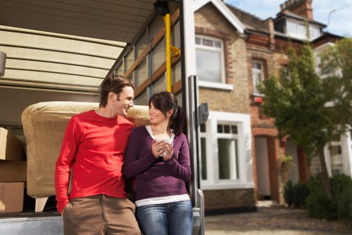 Office relocation logistics in Southwark with packing supplies