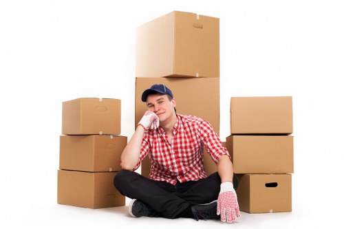 Professional removal truck hire service in Southwark street setting